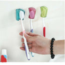 3x Toothbrush Holder Dustproof Wallmount Suction Cup Toothbrush Cover Rack Ca JR