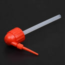 Red Cap Clear White Plastic Laboratory Measuring Squeeze Bottle 500ml P9L6