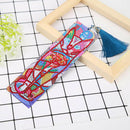Irregular Rhinestone Diamond Painting Flower Animal Cross Stitch Bookmark