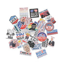 50pcs Set Trump Biden Bumper Memes Stickers WILL YOU SHUT UP DeSEAU