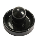 96mm Air Hockey Table Felt Pusher Mallet Goalies with 1pc 63mm Puck Black