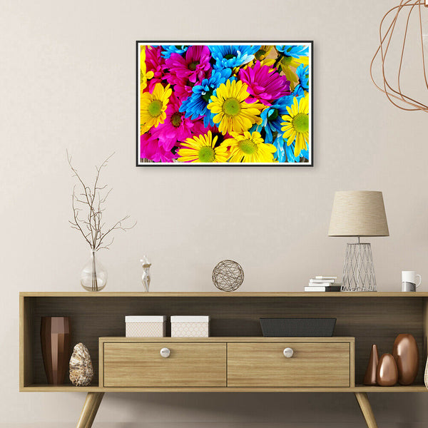 1000pcs DIY Paper Puzzle Colorful Daisy Jigsaw Educational Toys Room Decor