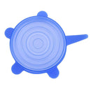 6pcs Silicone Stretch Lids Wrap Dish Bowl Pan Cover Kitchen Food Keep Fresh