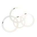 8pcs Drum & Percussion Accessories - Tone Control Rings Pack - 12", 13", 14",