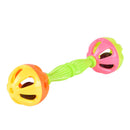 2Pcs Dumbells Rattles Bells Shaking Baby Early Development Educational Toys  JR