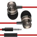 Sport Wired Stereo Bass Headset In Ear Earphones Headphone Earbuds 3.5mm Red