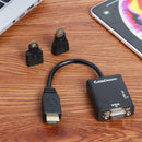 CableDeconn F0101 HDMI to VGA Adapter Micro/Mini HDMI to HDMI Converter