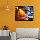 Street Walk Paintings By Numbers Kit Wall Art Paints On Canvas Home Decor