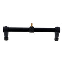 Steel 2 Rod Buzz Bar, 2 Rod Fixed Fishing Buzz Bar for Bite Alarm/Rod Holder