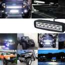6LED Work Light Bar Spot Lights for Driving Lamp Offroad Car Truck SUV 18W