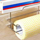 Refrigerator Cling Film Storage Rack Shelf Wall Hanging Paper Towel Holder