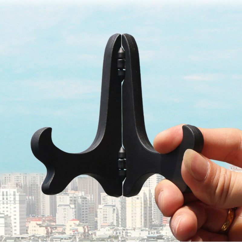 11 inch Acrylic Easel Bowl Plate Photo Frame Holder Book Display Stand Black