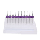 10 Mini PCB Print Circuit Board Carbide Micro Drill Bits (Random color)