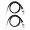 2pcs Phono RCA to XLR Adapter Plug Microphone Audio Converter Cable