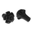 2pcs Rubber Tips End Replacement Cap Cover Trek Pole Tip Protectors for Walking