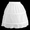 Girls 2 Hoop Tulle Wedding Flower Girl Short Chiffon Petticoat Underskirt