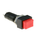 5 Pcs Black Momentary OFF-(ON) Square Push Button Switch SPST 12v Car D TPY