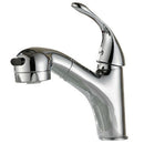 Bathroom Basin Faucet with Pull Down Sprayer 2 Spray Mode Single Handle Mix