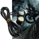 2PCS LED Eagle Eye Lamp Motorcycle Rear View Mirror Light Running Daytime L U5U7