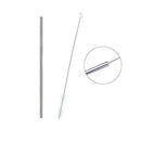 set of 12, Stainless Steel Straws, Reusable Metal Drinking Straws, Straight V6U3