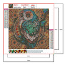 5D DIY Diamond Painting Owl Rhinestone Kit Full Square Wall Picture (F043)