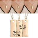 3pcs/set Creative Feather Arrow Pattern Necklace Pendant For Gift Q3Q0 N7Y2