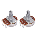 2 Pieces Copper Audio A250K Potentiometer Pots for Electric Guitars/Bass