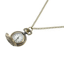 Key rabbit small hollow pocket watch sweater chain necklace  fashi