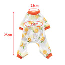 Pet Pajamas Comfort Pet Puppy Clothes Apparel For Small Dog Puppies Orange-S