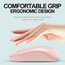 Q18 Wireless 2.4GHz Mouse Laptop Ultra-thin 1000dpi Optical Mice (Pink) A