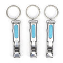 Ultra-thin Foldable Hand Nail Clippers Cutter Trimmer Stainless Steel Keych Gw