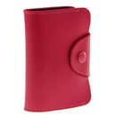 Card Holder Bank Credit Card ID Card Holder Case Bag Wallet rose red