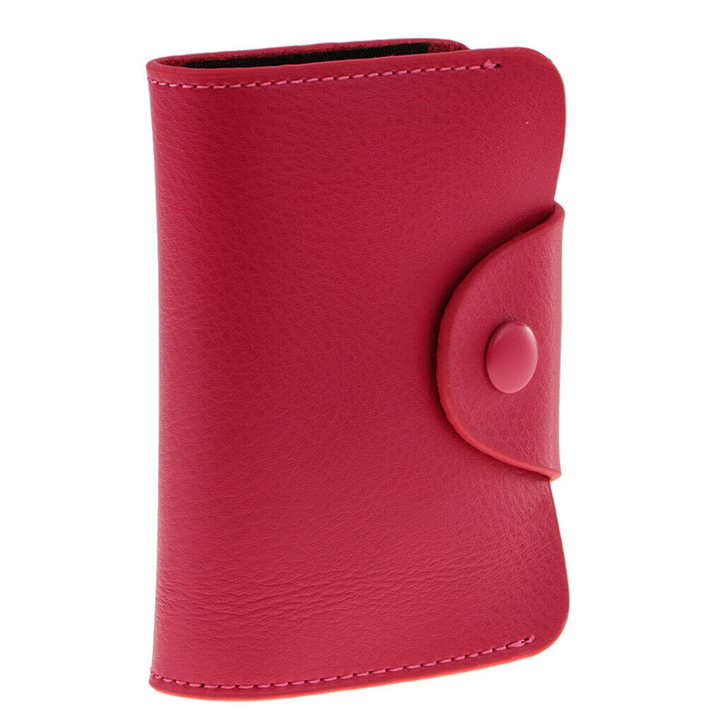 Card Holder Bank Credit Card ID Card Holder Case Bag Wallet rose red