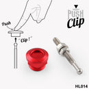 Great Performance 22mm Push Button Quick Release Bonnet Hood Pins Latch Red