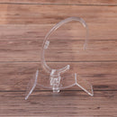Clear plastic jewelry bangle bracelet watch display stand hold watch holde BX