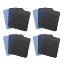 12Pcs Premium Denim Sewing Patches Knee No-Sew Iron On Jeans