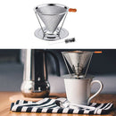 Honeycombed Stainless Steel Coffee Filter, Reusable Pour Over Coffee Filter J1T3