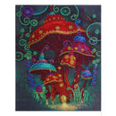 2Pcs Special Shaped Drill 5D Diy Diamond Painting "Mushroom House" Plant Fl K8C2