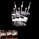 5x 450ML Reusable Blood Energy Drink Bag Halloween Vampire Props Decor BX