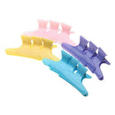 12x Colorful Hairdressing Tool Butterfly Hair Claw Salon Section Clip Clamp J8K5