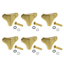 6pcs Golden Bass Tuners Machine Head Buttons for   PB Bass Replacement