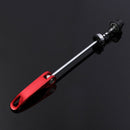 2x bicycle quick release axle clamping lever safety set axis Red Q4B5