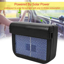 Solar Powered Car Auto Window Air Vent Cooling Fan Ventilation Cooler Radio