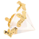 1Pc Feng Shui Egypt Egyptian Crystal Clear Pyramid Ornament Home DecoratiJBTEUS