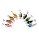 9Pcs/set fishing lure hard bait pesca  wobbler swimbait crankbaits 4.5cm/4 JR