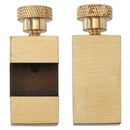 30cm Steel Ruler Woodworking Angle Scriber Brass Locator Positioning Block