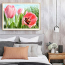 Flower 5D DIY Full Round Drill Diamond Painting Mosaic Canvas Beadwork Kits