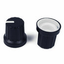 30pcs Black White Point Guitar Effect Pedal Knobs Amplifier Control Knobs N3R5