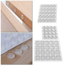 Self Adhesive Clear Silicone Gel Round Door Cabinet Bumper Pads Feet