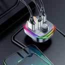 Wireless Car FM Transmitter MP3 Radio Adapter Kit Dual USB Charger Bluetooth